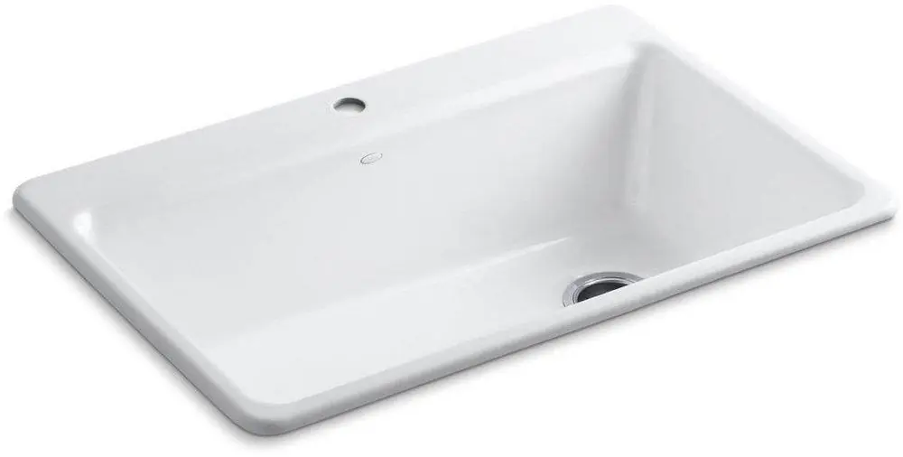 Kohler 5871-1A2-0 Riverby 33 x 22 in. 1 Hole Sink