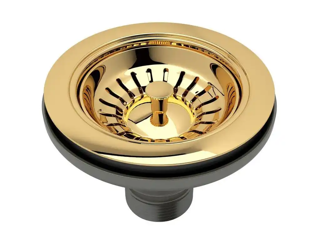 Rohl 735ULB Basket Strainer (Less Pop-Up) in Unlacquered Brass
