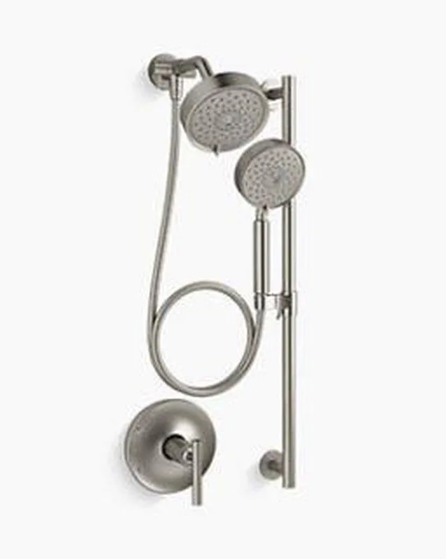 Kohler 22181-G-BN Purist Single Handle Multi Function Shower System in Vibrant Brushed Nickel
