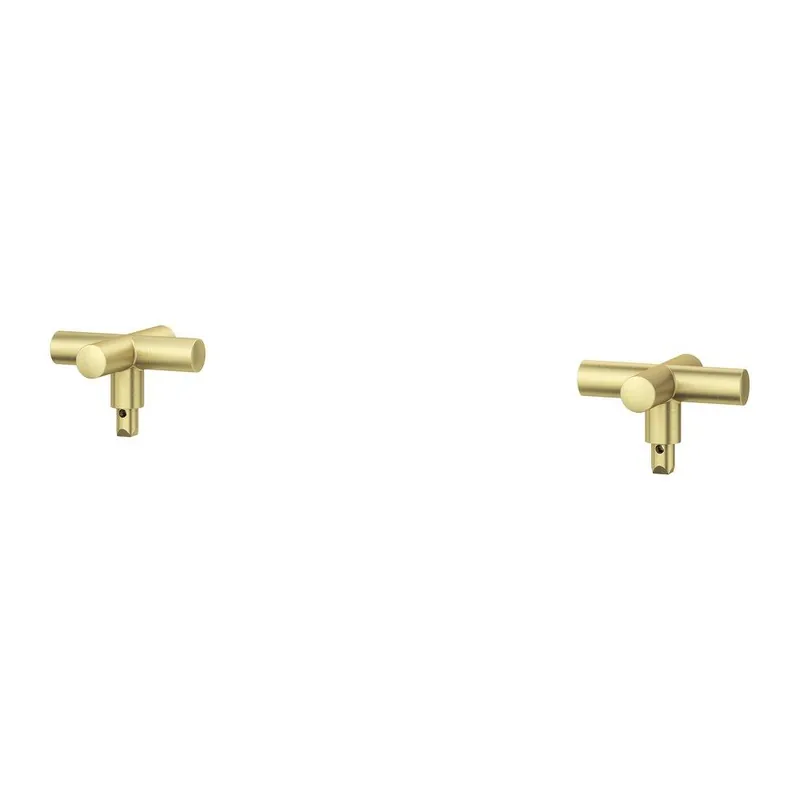 Pfister HHL-049TNTBG 2-5/16 in. Metal Cross Handle in Brushed Gold