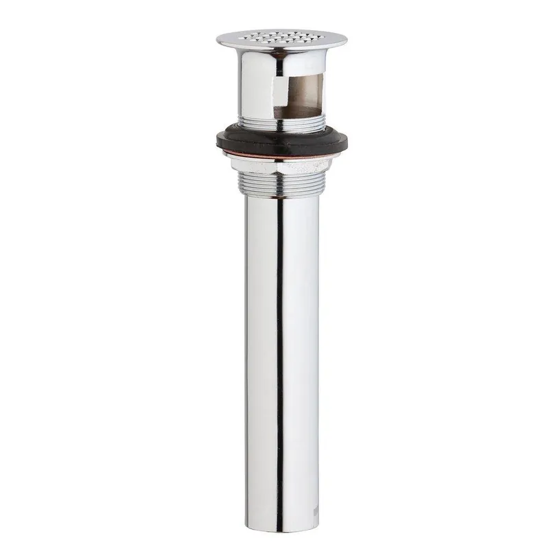 GROHE 28951000 Universal 6 in. Lavatory Center Set Grid Waste in Polished Chrome
