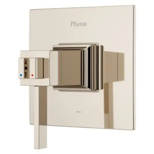 Pfister R89-VRVD Verve Thermostatic Mixing Valve Trim less Handle Polished Nickel