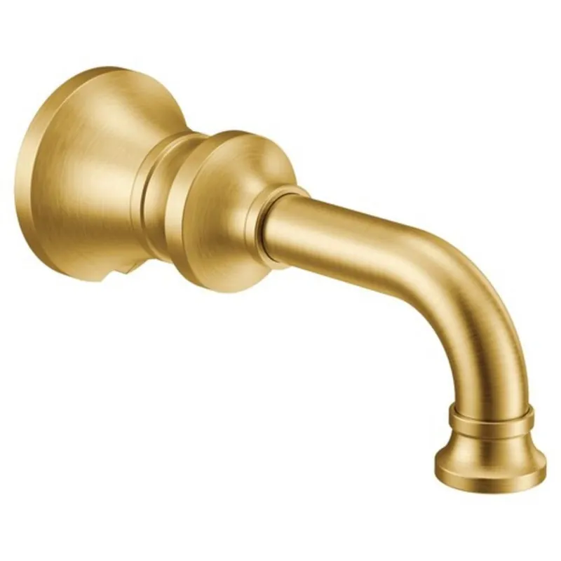 Moen S5001BG Colinet Non-Diverter Tub Spout in Brushed Gold