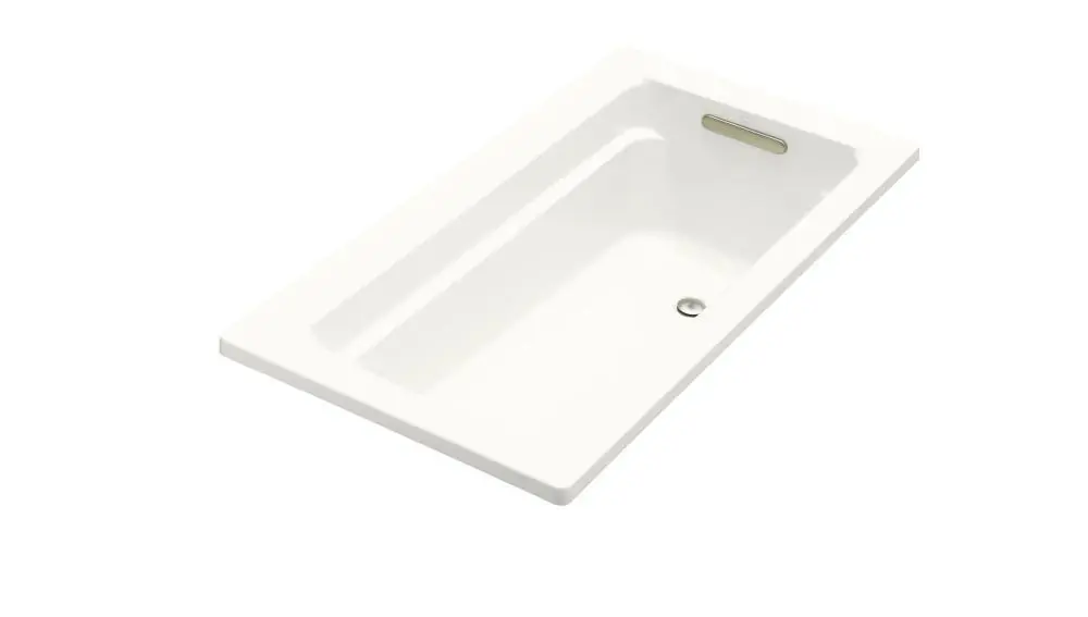 Kohler 1123-0 Archer 60 x 32 in. Soaker Drop-In Bathtub with Reversible Drain