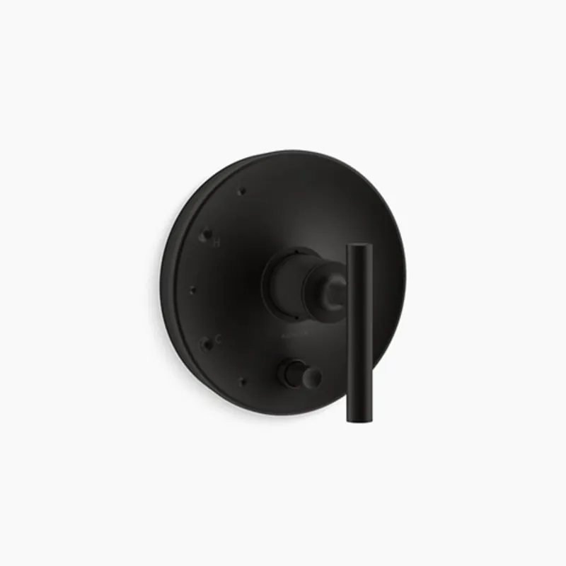 KOHLER T14501-4-BL Purist Single Handle Pressure Balancing Valve Trim