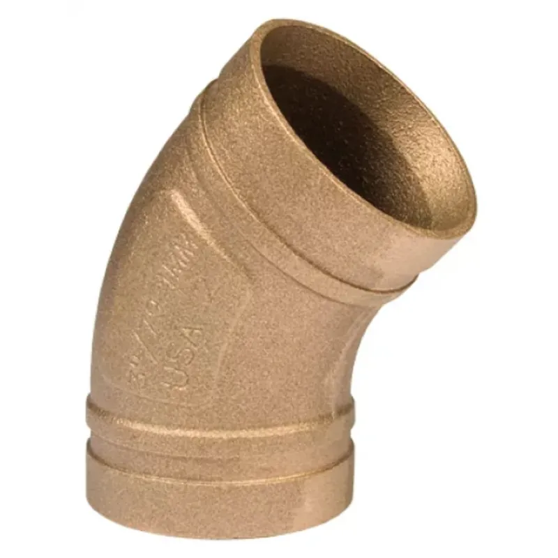 Gruvlok GVLF-601-200 2 45 Degree Elbow - Copper - GR x GR
