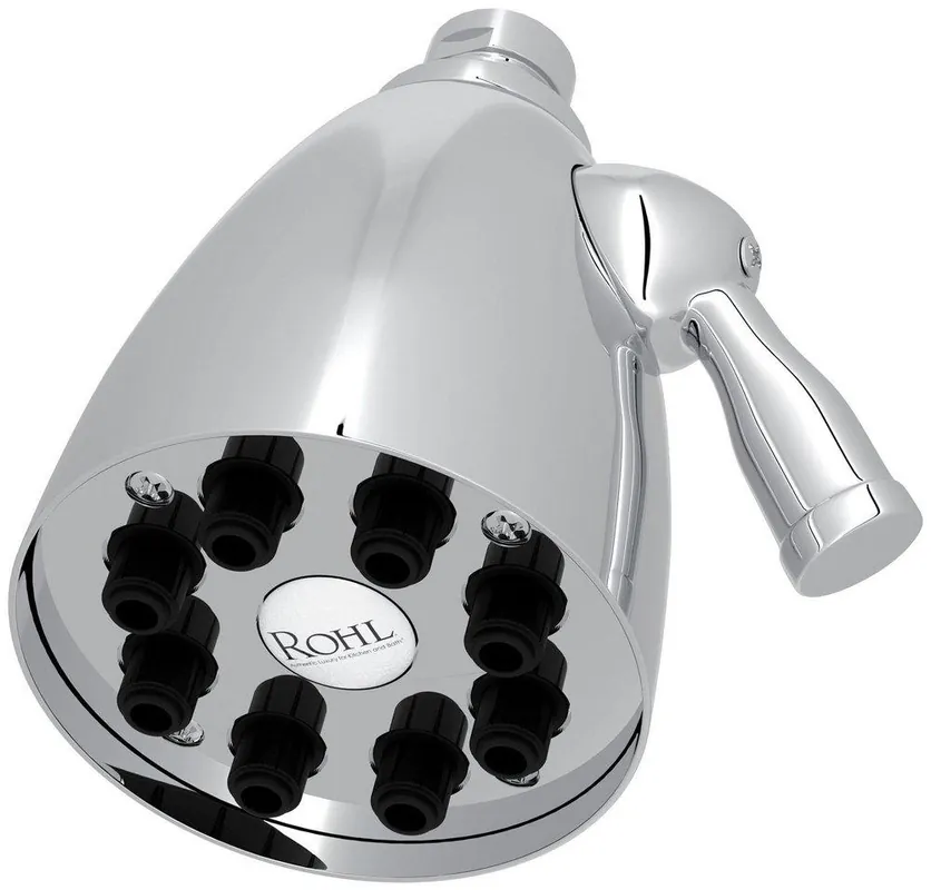 Rohl BI00059APC Bellia Single Function Showerhead in Polished Chrome