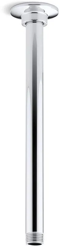 KOHLER 7392-CP 12 in. Ceiling Mount Shower Arm and Flange in Polished Chrome