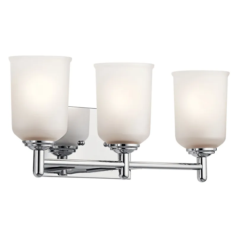 Kichler 45574CH The Shailene 21in 3 Light Vanity Light