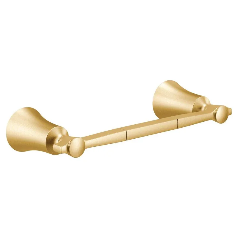 Moen YB0386BG Flara 9 in. Towel Bar in Brushed Gold