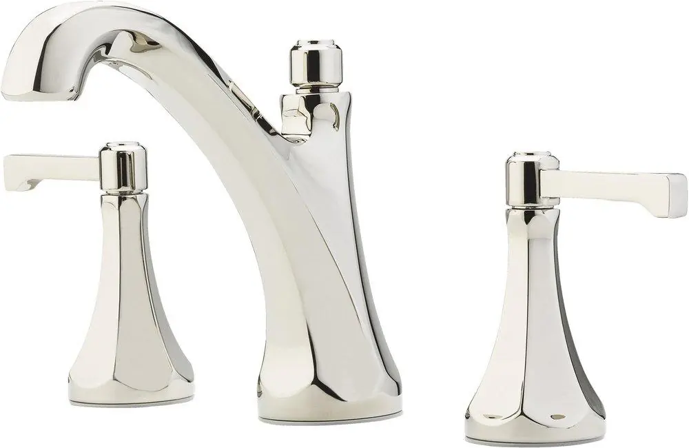 Pfister LG49-DE0D Arterra Two Handle Widespread Bathroom Sink Faucet in Polished Nickel