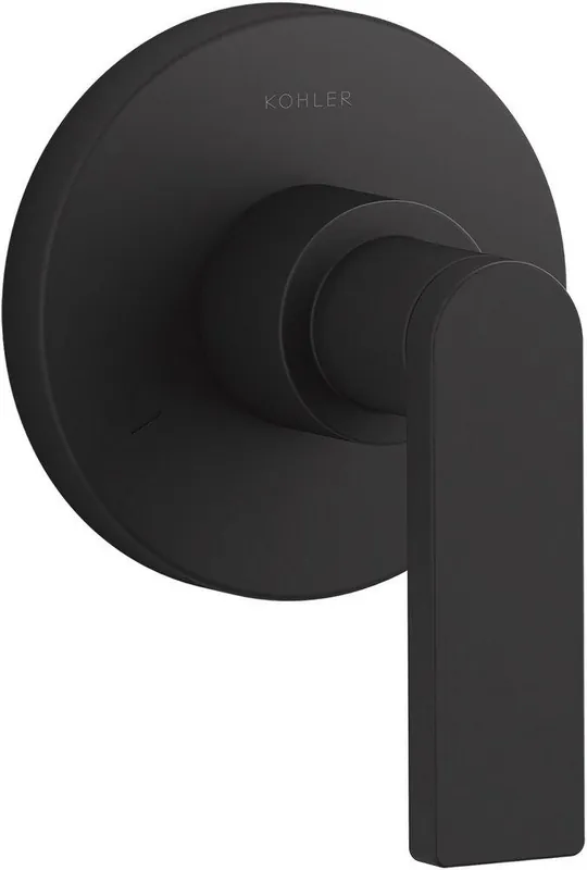 Kohler T73140-4-BL Composed Single Handle Pressure Balancing Valve Trim in Matte Black
