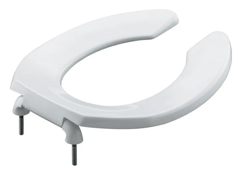 Kohler 4680-C-0 Lustra Round Open Front Toilet Seat in White