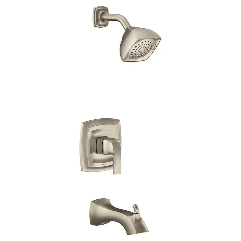 Moen UT2693EPBN Voss One Handle Single Function Bathtub & Shower Faucet in Brushed Nickel (Trim Only)