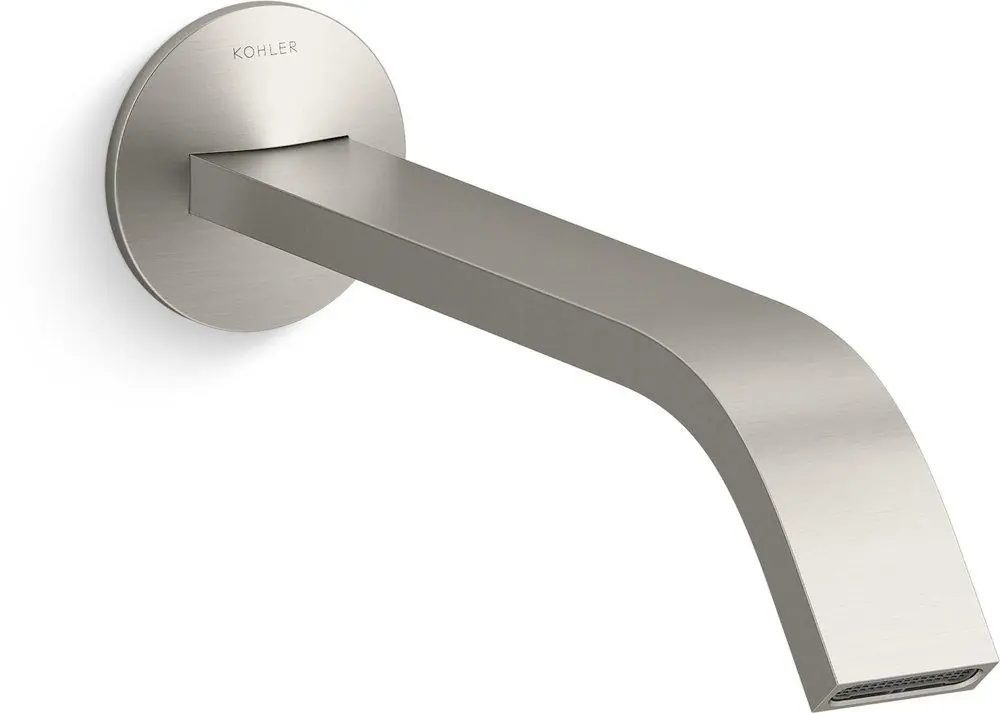 Kohler T23888-BN Components Wall Mount Bathroom Sink Faucet in Vibrant Brushed Nickel
