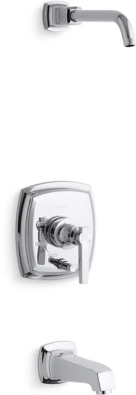 KOHLER T16233-4L-CP Margaux Single Handle Bathtub & Shower Faucet in Polished Chrome Trim Only