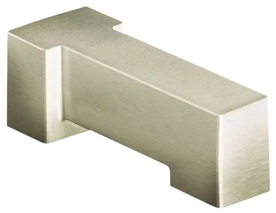 Moen S3898BN 90 Degree Non-Diverter Tub Spout in Brushed Nickel