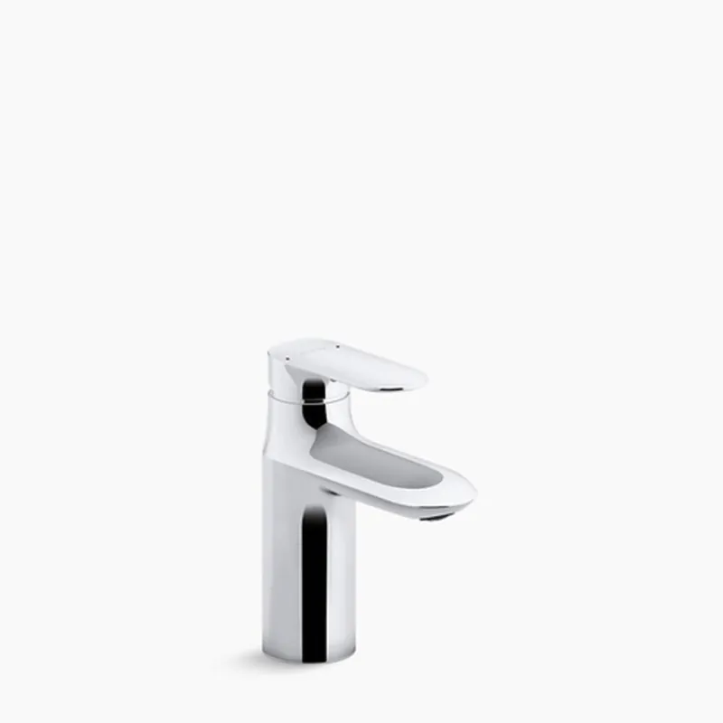 Kohler 98827-4-CP Kumin Single Handle Monoblock Bathroom Sink Faucet in Polished Chrome