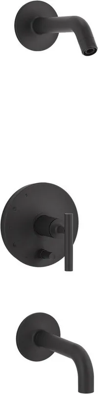 Kohler T14421-4L-BL Purist Single Handle Bathtub & Shower Faucet Power (Trim Only)