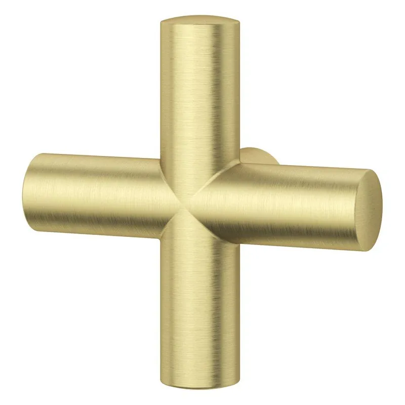 Pfister HHL-016TNTBG 2-5/16 in. Metal Cross Handle in Brushed Gold