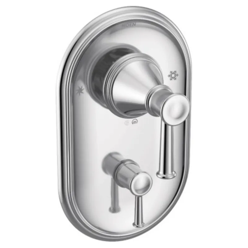 Moen T2310 Belfield Two Handle Pressure Balancing Valve Trim in Polished Chrome
