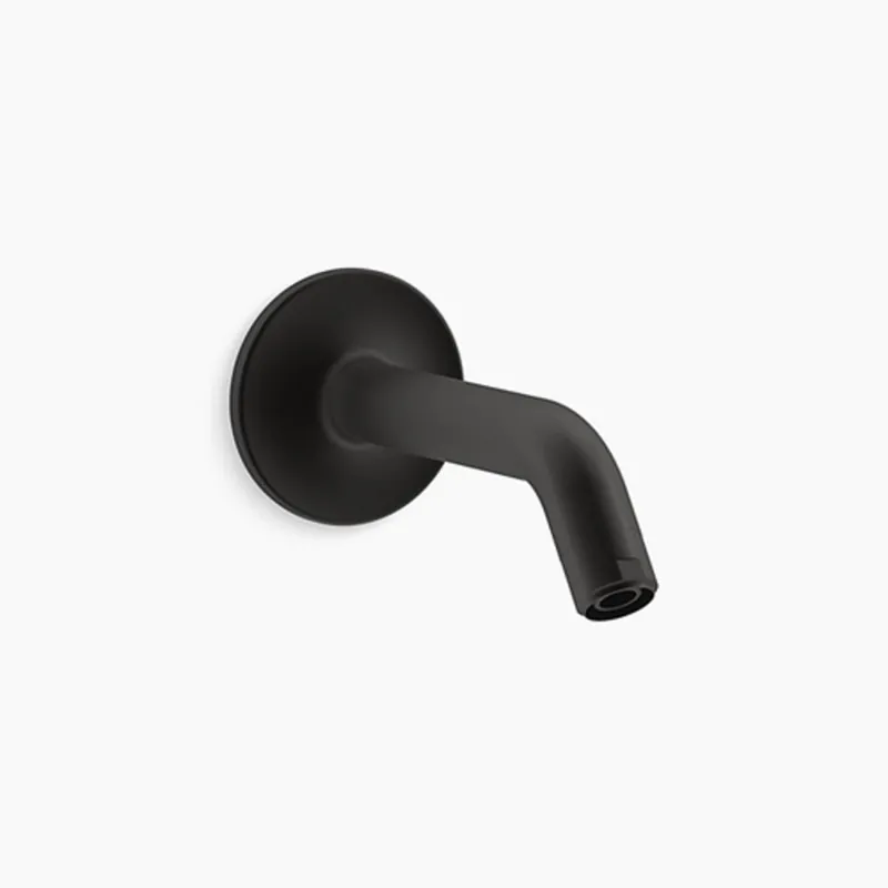 Kohler 933-BL Purist 8-3/8 in. Shower Arm and Flange in Matte Black
