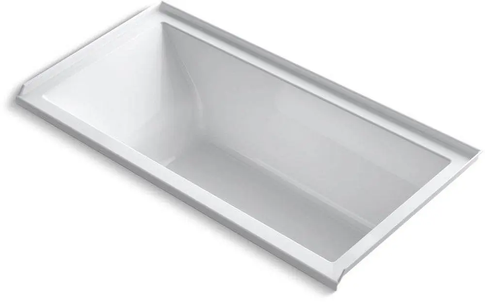 Kohler 1121-R-0 Underscore 60 in. x 30 in. Soaker Alcove Bathtub with Right Drain