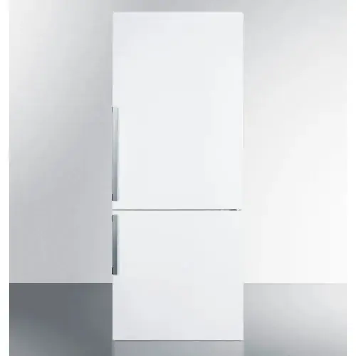 Summit Appliance FFBF281W Energy Star Counter Depth Bottom Refrigerator-Freezer 27-1/4W