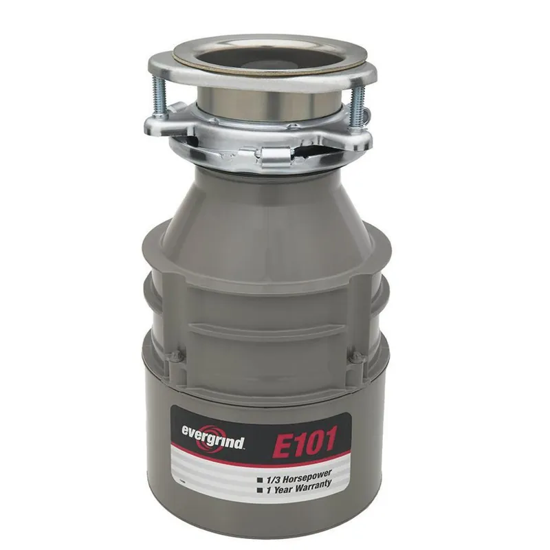 InSinkErator 75941A Evergrind E101 1/3 HP Continuous Feed Garbage Disposal with Cord
