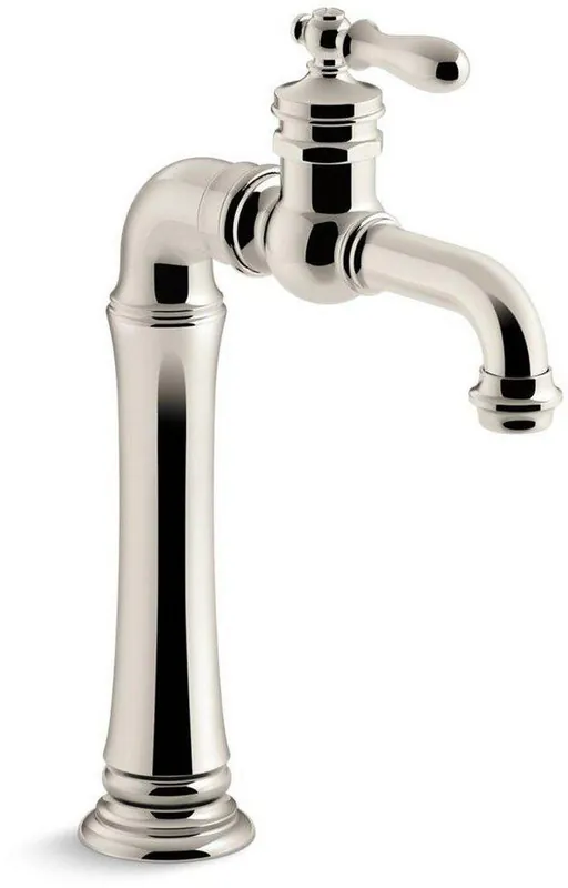 KOHLER 99268-SN Artifacts Single Handle Bar Faucet in Vibrant Polished Nickel