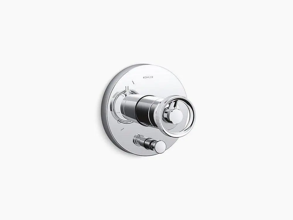 KOHLER T78016-9-CP Components Single Handle Pressure Balancing Valve Trim with Integrated Diverter