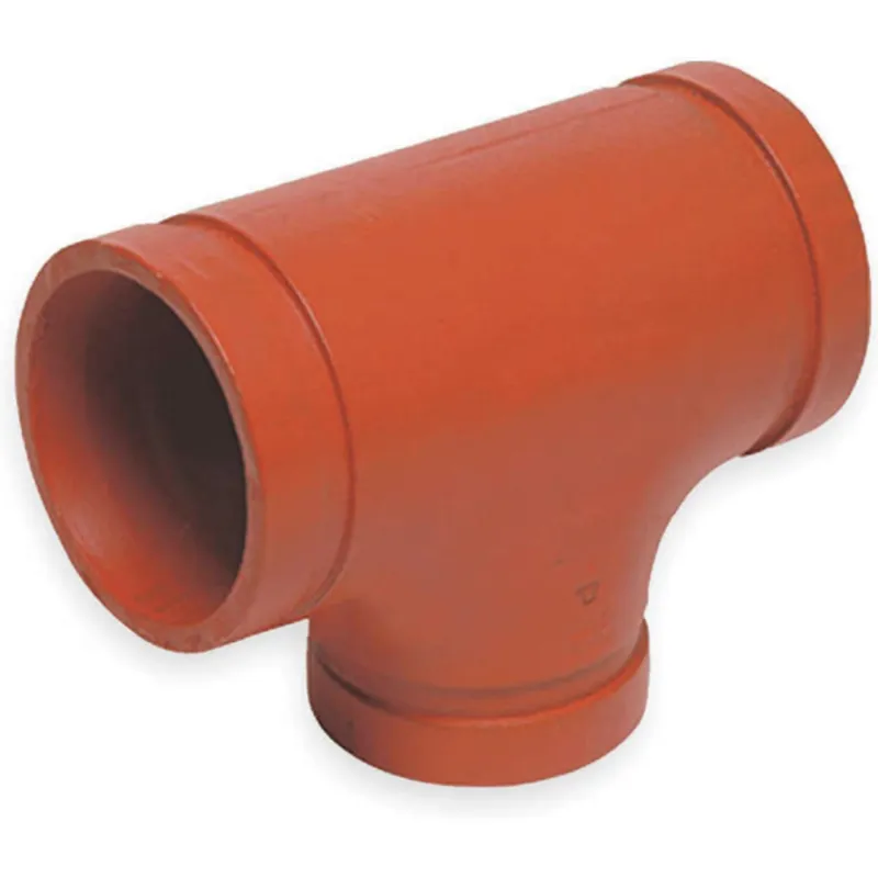 Gruvlok GVLF-7060-600-PNTD 6 Tee - Painted - GR x GR x GR