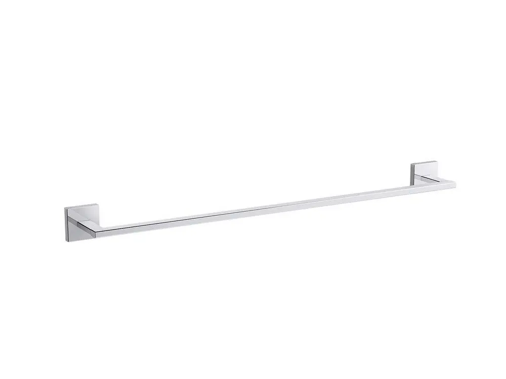 KOHLER 23285-CP Square 24 in. Towel Bar in Polished Chrome