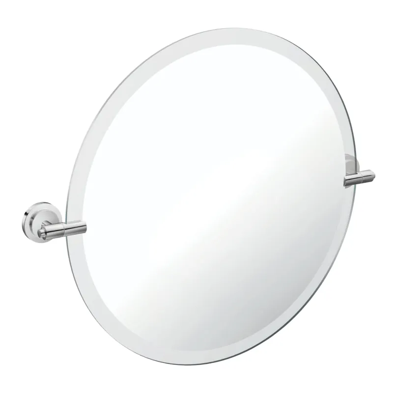 Moen DN0792CH Iso 22 in. x 24 in. Frameless Pivoting Wall Mirror in Chrome