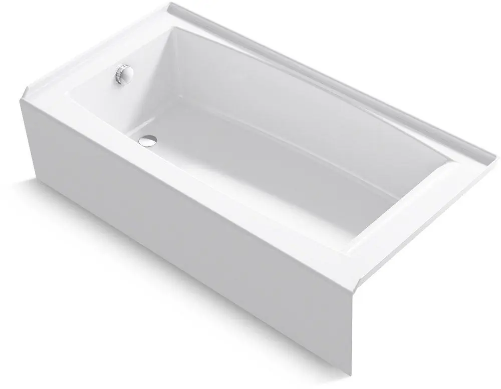Kohler 26109-LA-0 Entity 60 in. x 30 in. Soaker Alcove Bathtub with Left Drain