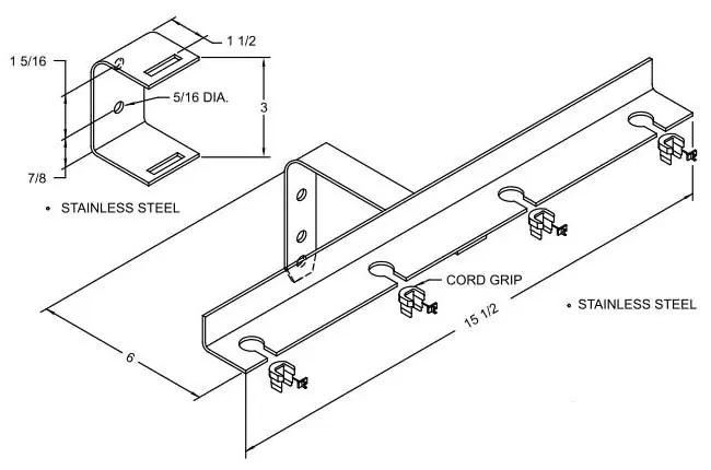 Zoeller 10-0253 S.S. 4 Float Switch Bracket