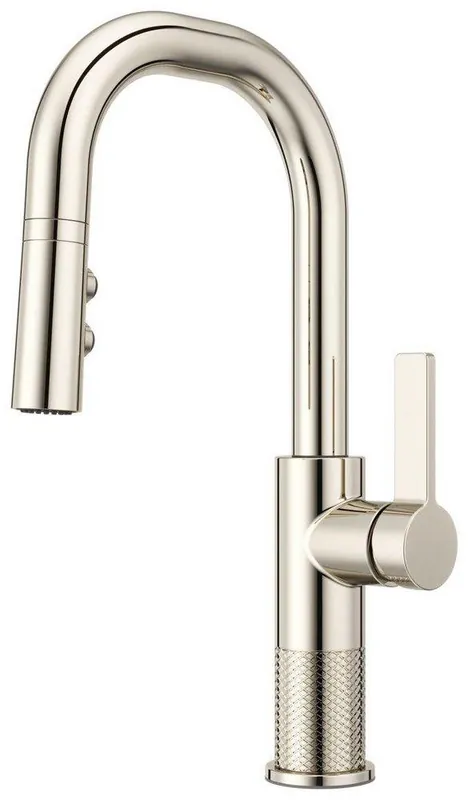 Pfister GT572-MTD Montay Single Handle Pull Down Bar Faucet in Polished Nickel