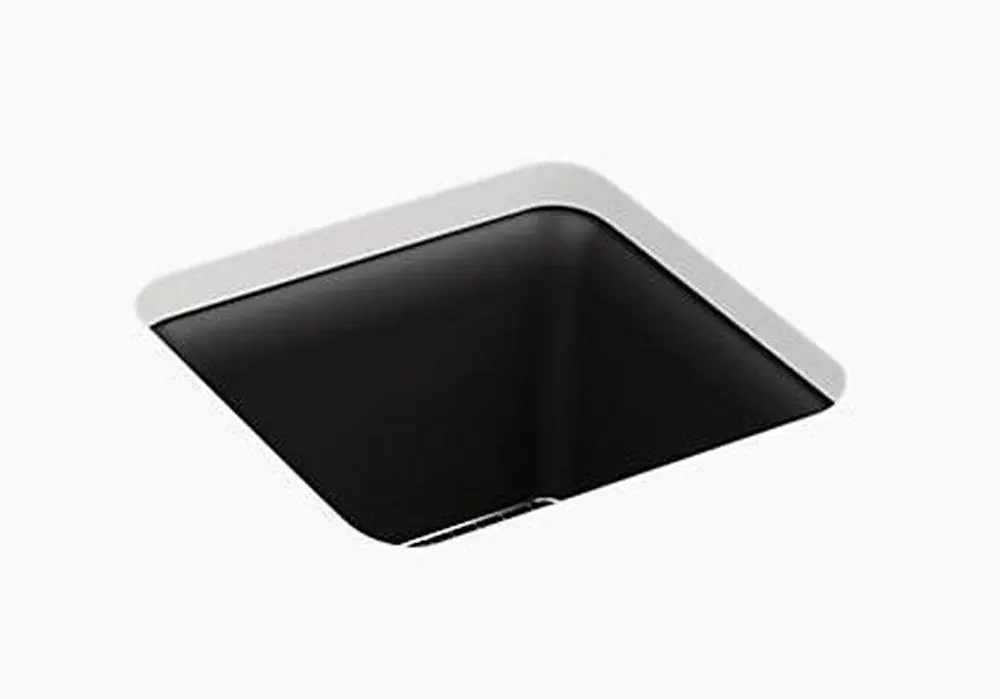 Kohler 8223-CM1 Cairn 15-1/2 x 15-1/2 in. Undermount Neoroc Bar Sink in Matte Black