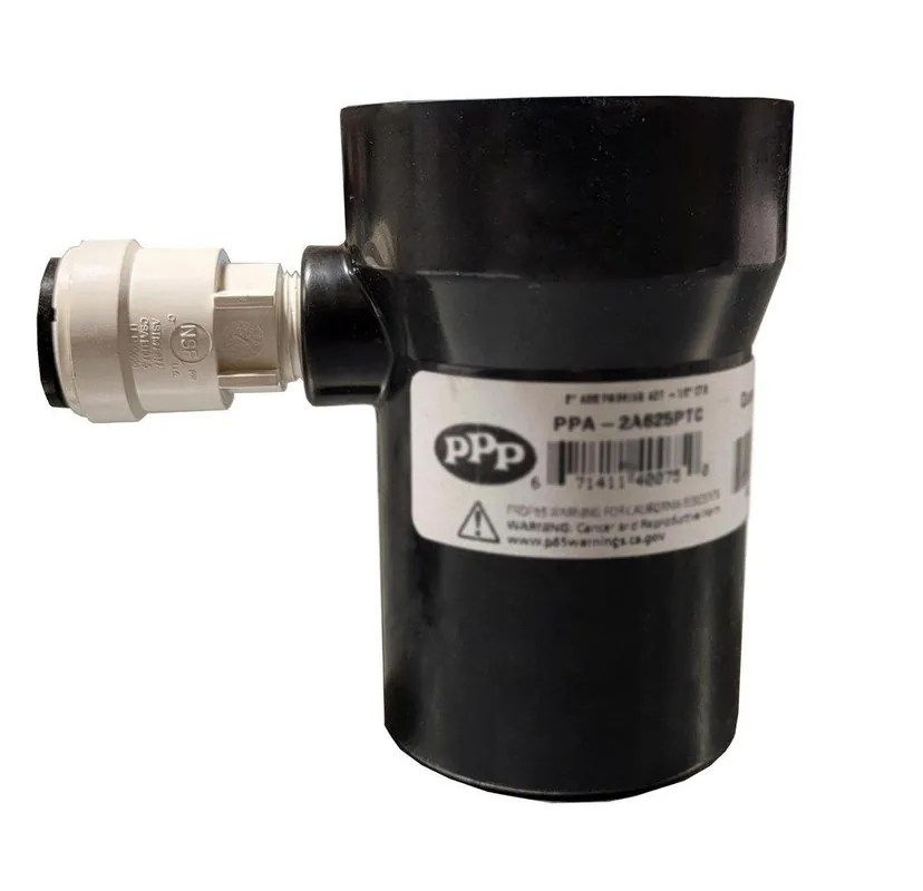 Precision Plumbing Products PPA-2A625 2 x 5/8 in. ABS x OD Compression DWV and Schedule 40 ABS PPA Adapter