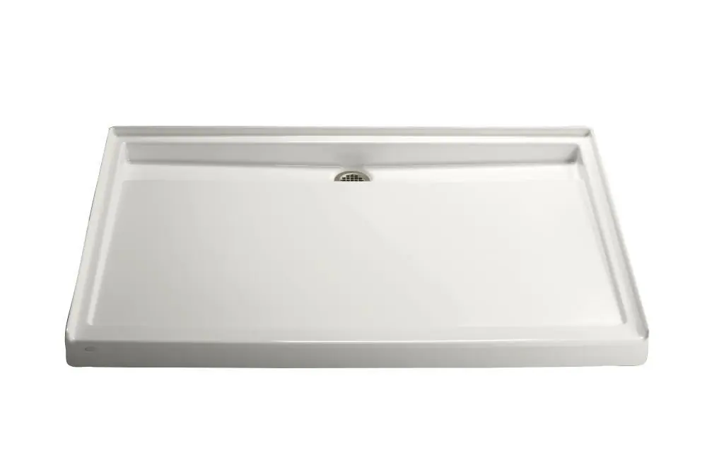 Kohler 9996-0 Groove® 60 In. X 42 In. Shower Base With Center Drain In White