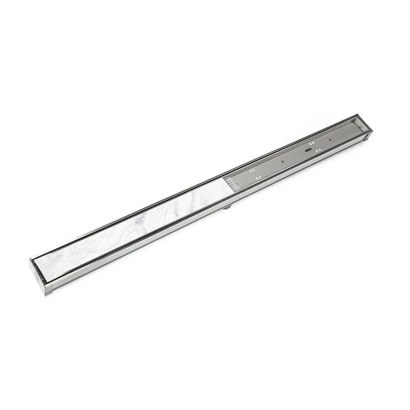 Infinity Drain STIF6548SS S-TIF 65 Series 2 in. Threaded Plastic Stainless Steel Shower Drain