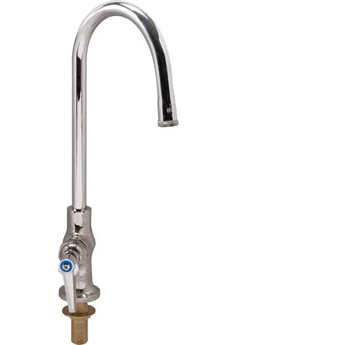 T&S Brass B-0305 Single Pantry Faucet Deck Mount Swivel/Rigid Gooseneck Stream Regulator