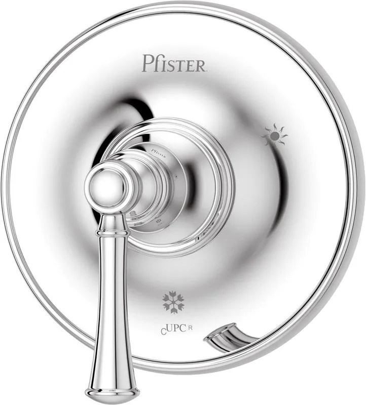 Pfister R89-1TBC Tisbury Single Handle Pressure Balancing Valve Trim in Polished Chrome