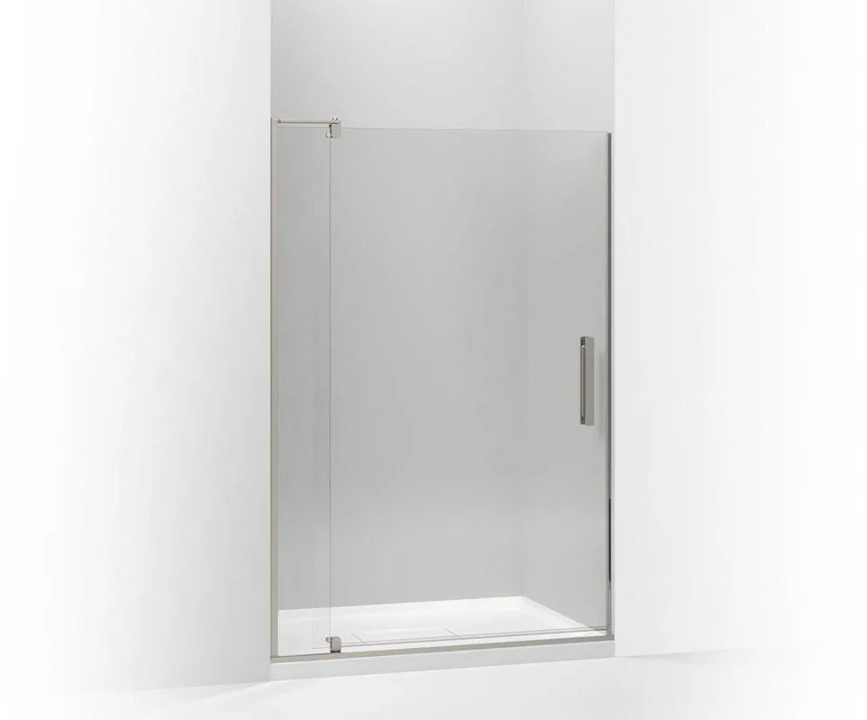 Kohler 707556-L-BNK Revel 48 in. Pivot Shower Door with 5/16 in. Crystal Clear Glass