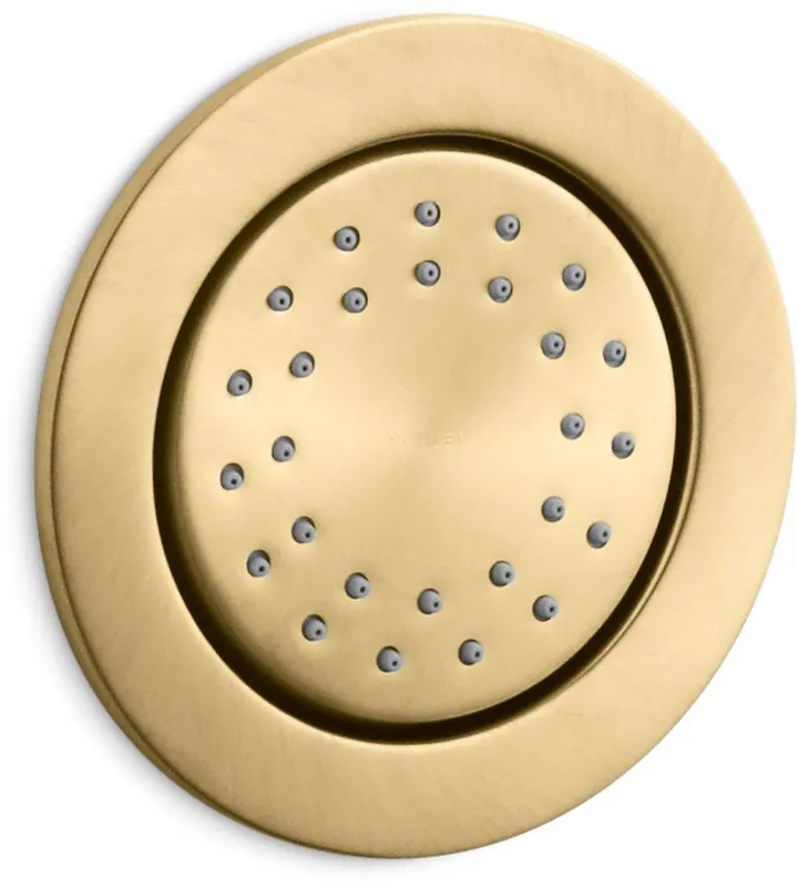 KOHLER 77119-2MB WaterTile Single Body Spray in Vibrant Brushed Moderne Brass
