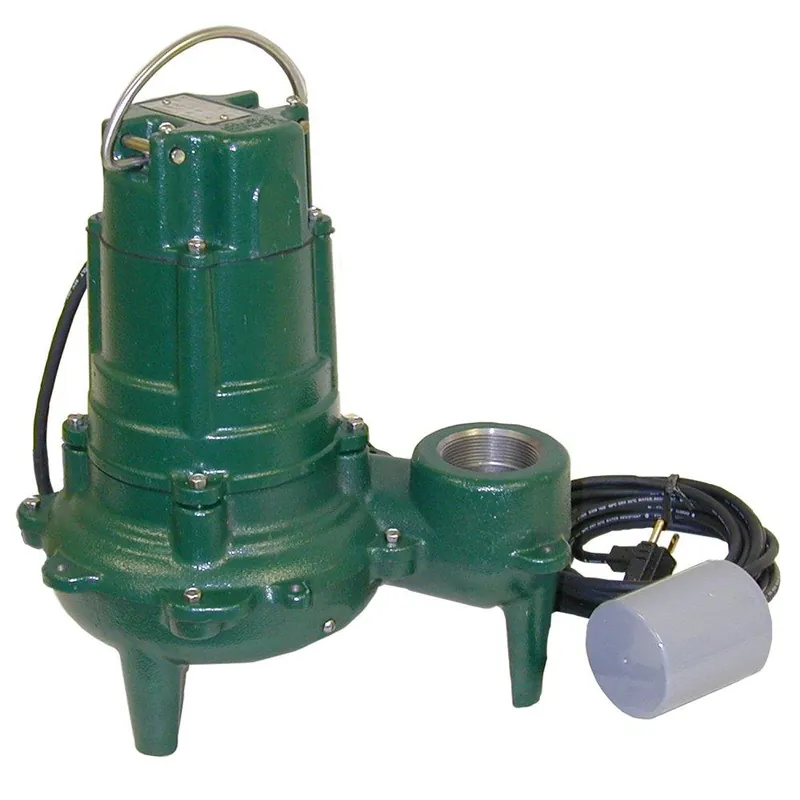 Zoeller 270-0005 Waste-Mate 115V 1HP Sewage Pump With Variable Level Float Switch