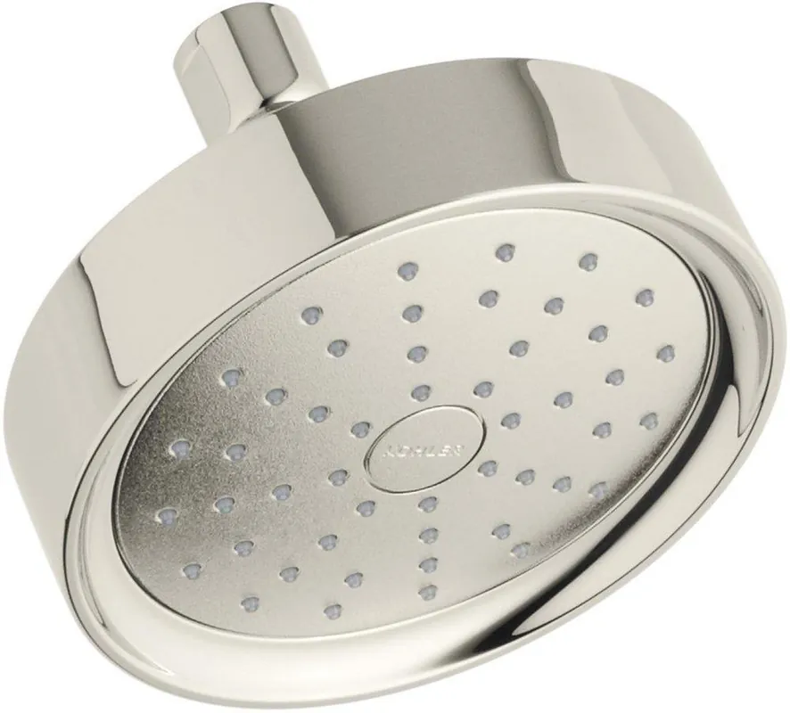 Kohler 939-G-SN Purist Single Function Showerhead in Vibrant Polished Nickel