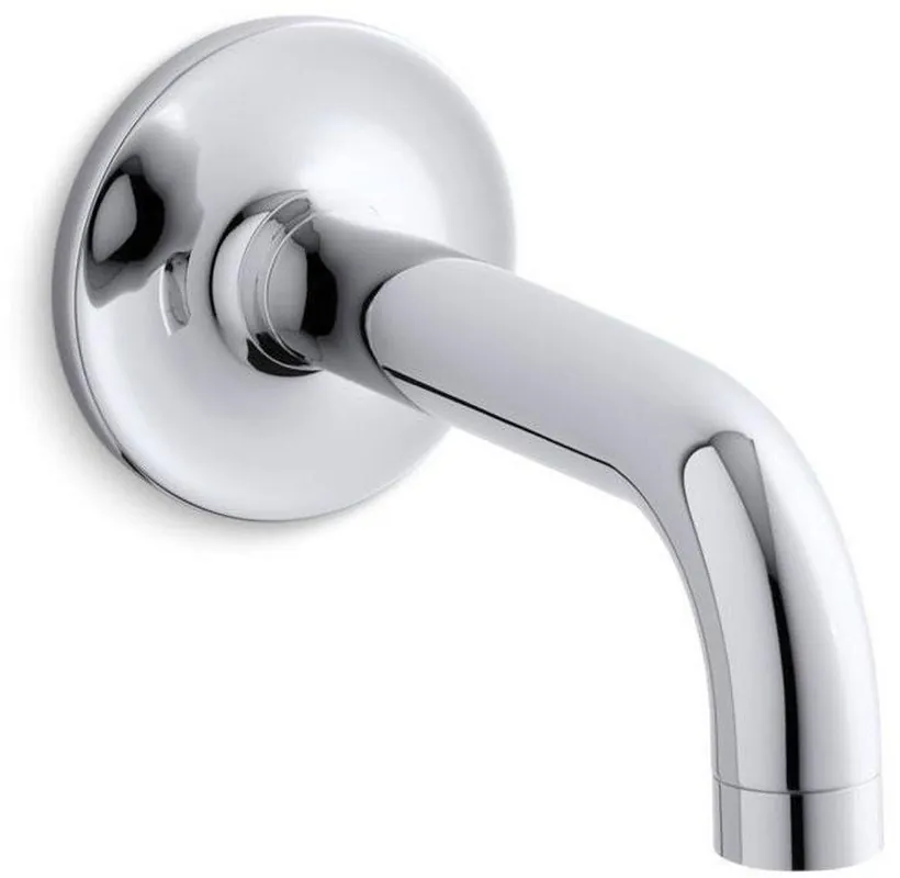KOHLER 14427-CP Purist Non-Diverter Tub Spout in Polished Chrome