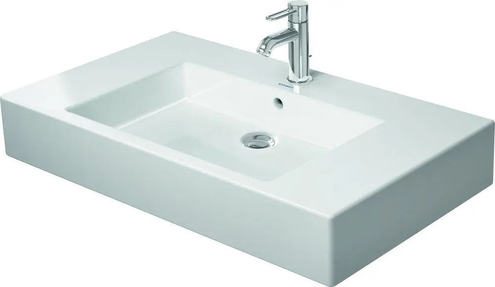 Duravit 0329850000 Vero 33-1/2 x 19-3/8 in. Rectangular Wall Mount Bathroom Sink in White