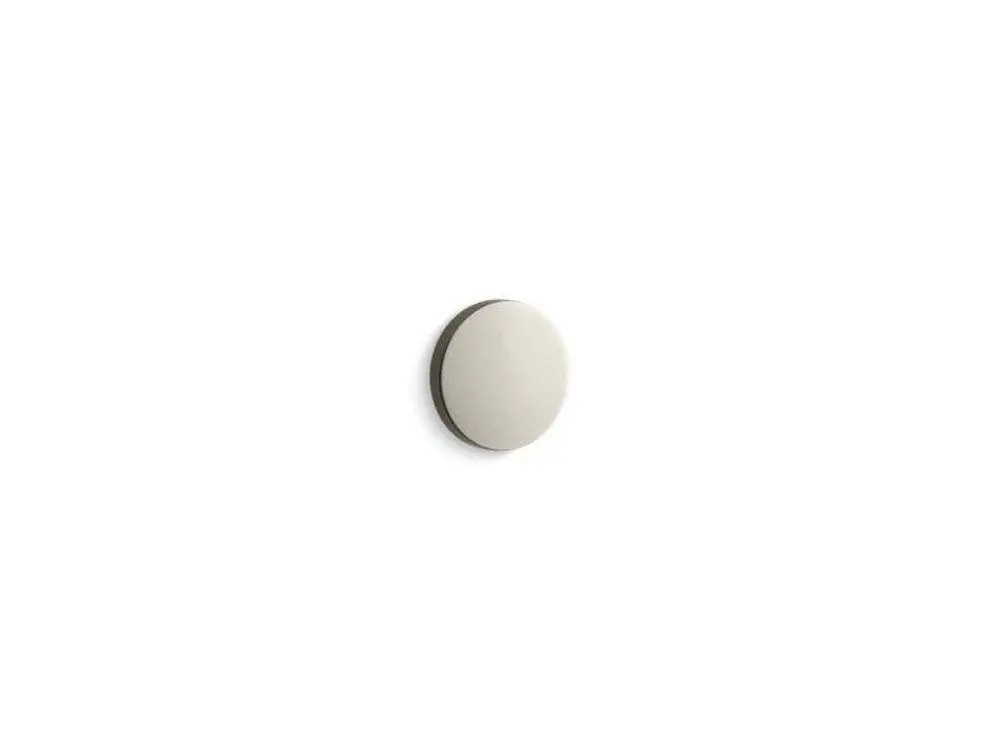 Kohler 6324-SN Iron Plains Metal Overflow Cap for Bathroom Sink